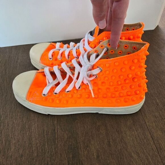 Gienchi Hi Top Sneaker Studded Made In Italy Allstar size 40 - Picture 6 of 14